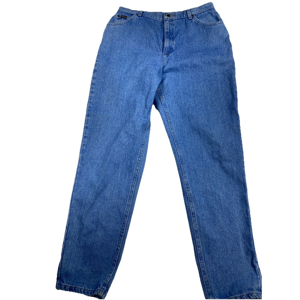 Vintage Rider Jeans Size 36x34 Light Blue 100% Cotton Rn: 34783